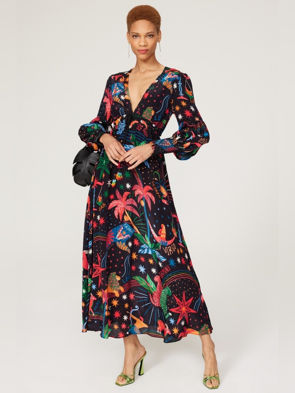 Farm Rio Zodiac Maxi Dress